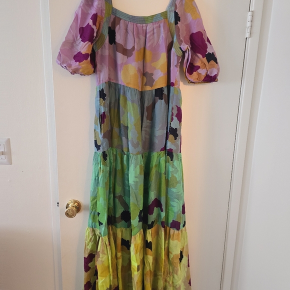 XS/S Anthropologie Caroline Tiered Maxidress - Picture 16 of 16